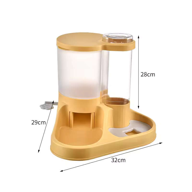 Convenient and Durable Pet Cat Automatic Feeder and Drinker