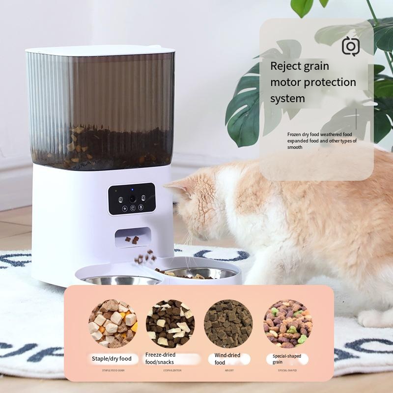 New automatic feeder pet APP intelligent timing quantitative cat bowl dog bowl double bowl