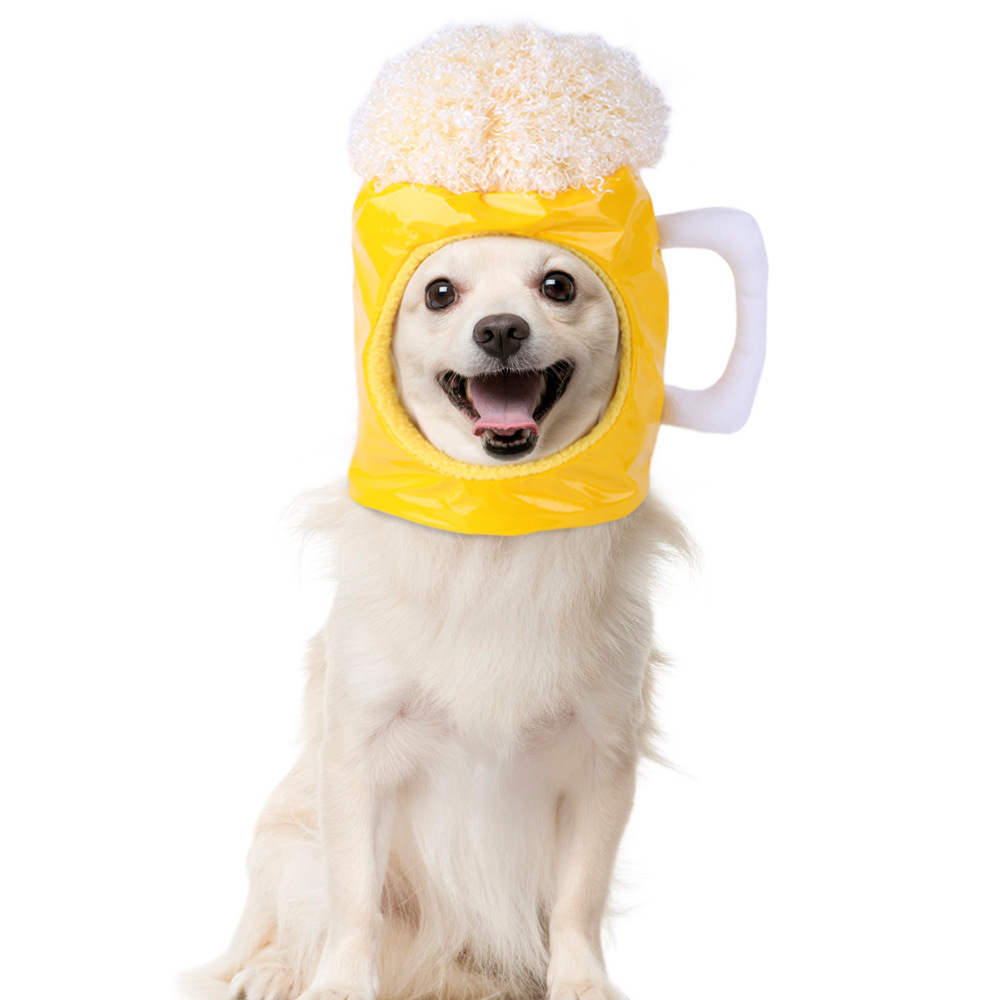 Pet beer hat Teddy dog dress up headgear