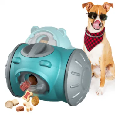 Pet Dispenser Slow Feeding Cat Dog Food Leaking Toys