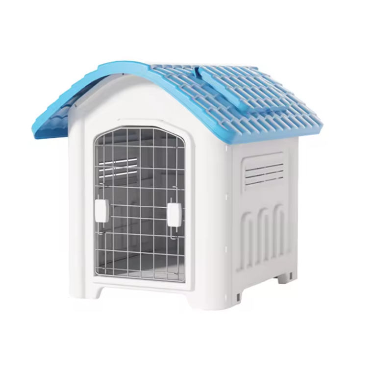 Plastic dog house for outdoor waterproof removable cleaning dog villa rain and wind protection large dog cage