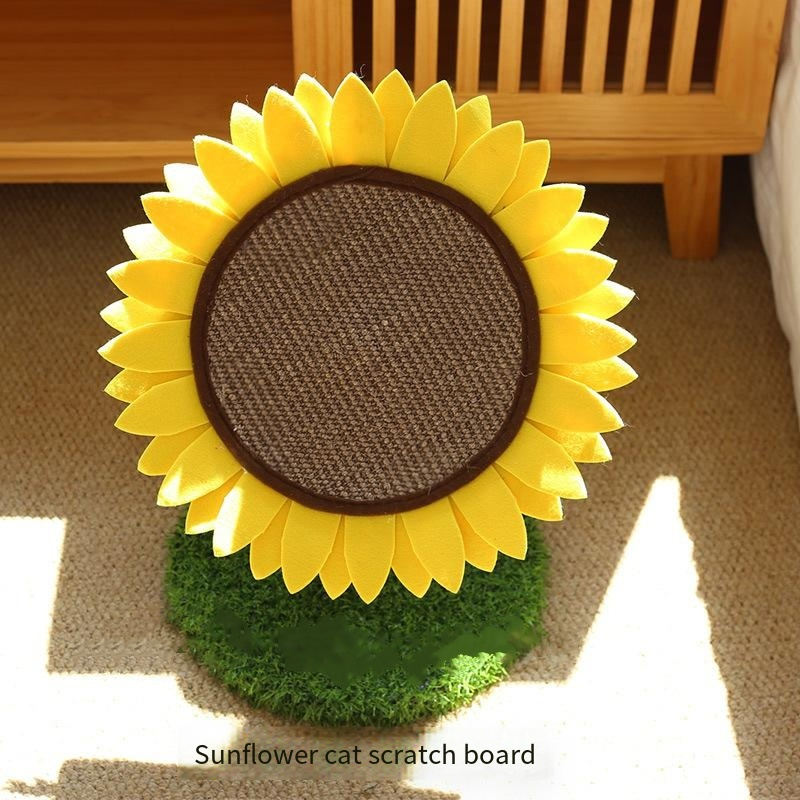 Sisal sunflower cat scratching board